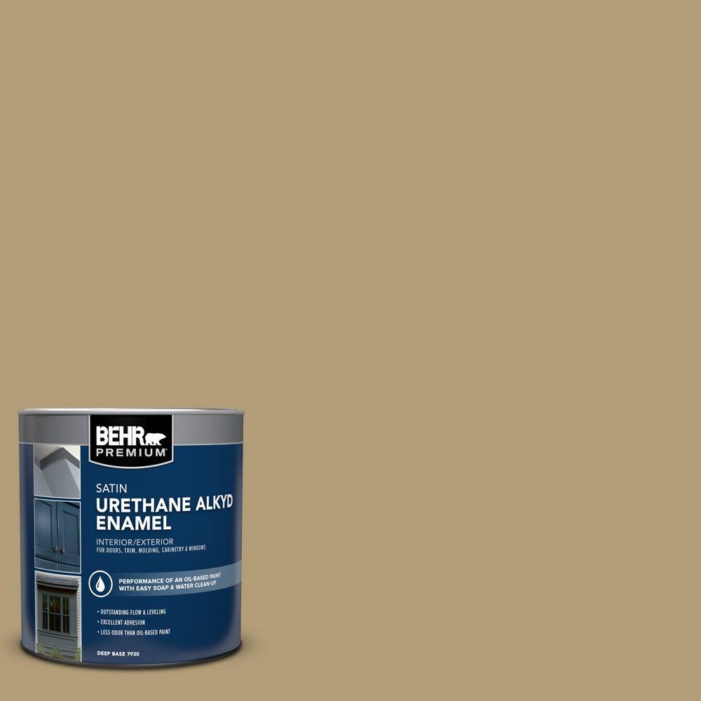 1 qt. #S320-5 Ginger Tea Satin Enamel Urethane Alkyd Interior/Exterior Paint price history on PriceWatchPro