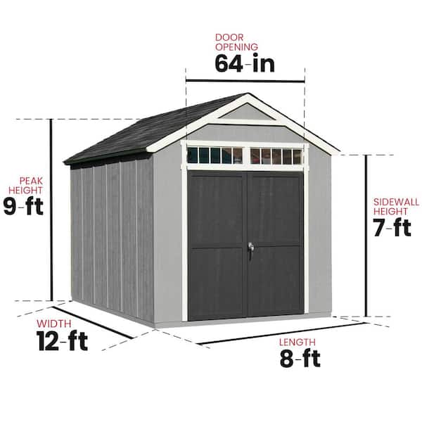 Handy Home Products Assembly Included Majestic Deluxe 8 ft. x 12