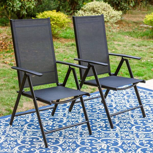 Folding outdoor best sale dining chairs