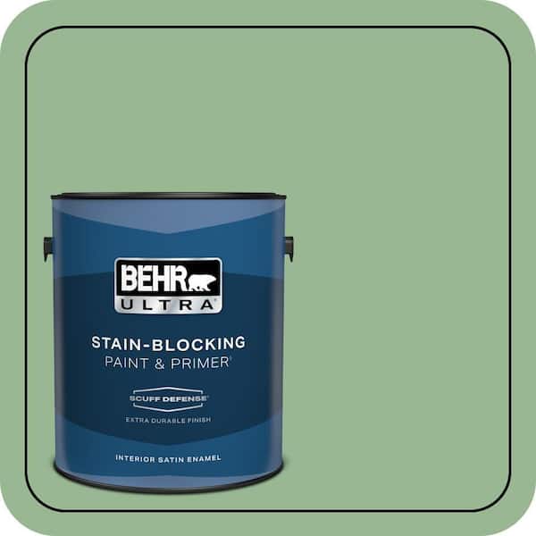 BEHR ULTRA 1 gal. #M400-4 Brookview Extra Durable Satin Enamel Interior Paint & Primer