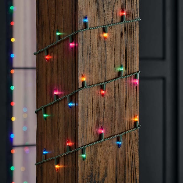 100 Count Multi Colored Incandescent Mini Lights