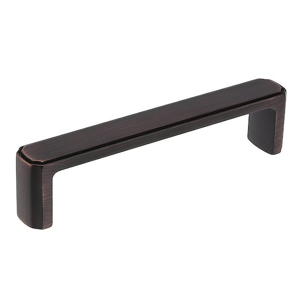 Richelieu Hardware Lorraine Collection 5 1/16 in. (128 mm) Brushed Oil-Rubbed Bronze Transitional Cabinet Bar Pull
