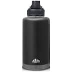 HydraPeak BLACK Quench 50 oz Steel Insulated Bottle Tumbler Handle
