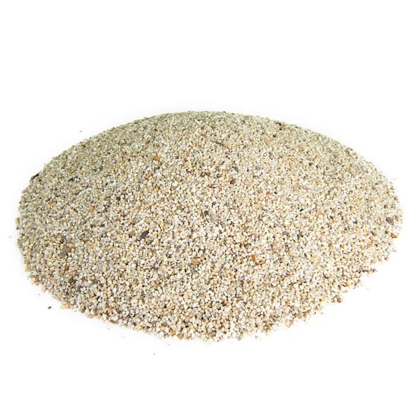 21.6 cu. ft., 1/8 in. 2000 lbs. White Criva Mexican Beach Pebble Smooth Round Rock for Garden and Landscape Design