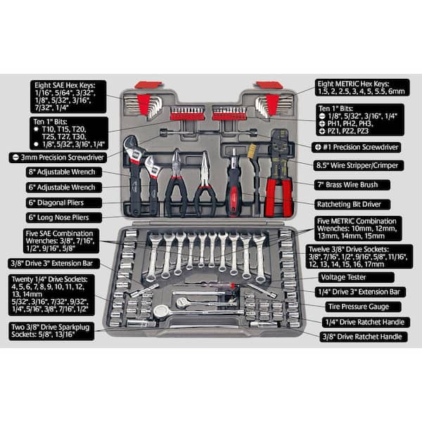 Apollo 95-Piece Mechanics Tool Kit DT1241