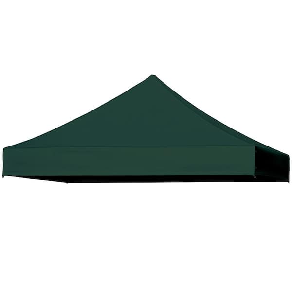 10 ft. x 10 ft. Forest Green Pop Up Canopy Replacement Canopy Tent Top Cover Only