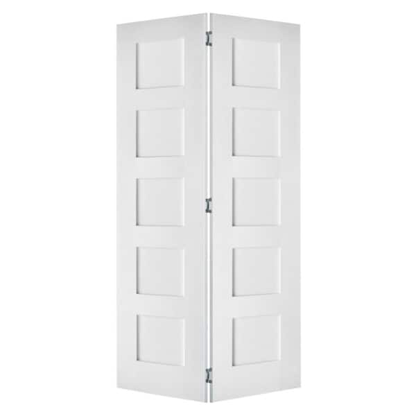 Krosswood Doors 36 In. X 80 In. Shaker 5-panel Solid Core Primed Mdf 