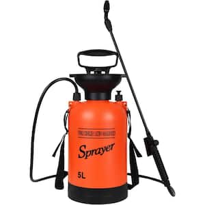 1.35 Gal. Multi-Purpose Pump Sprayer with 2 Different Spray Patterns and Adjustable Shoulder Strap