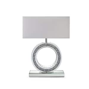 Decor 21 in. Gray Table Lamp