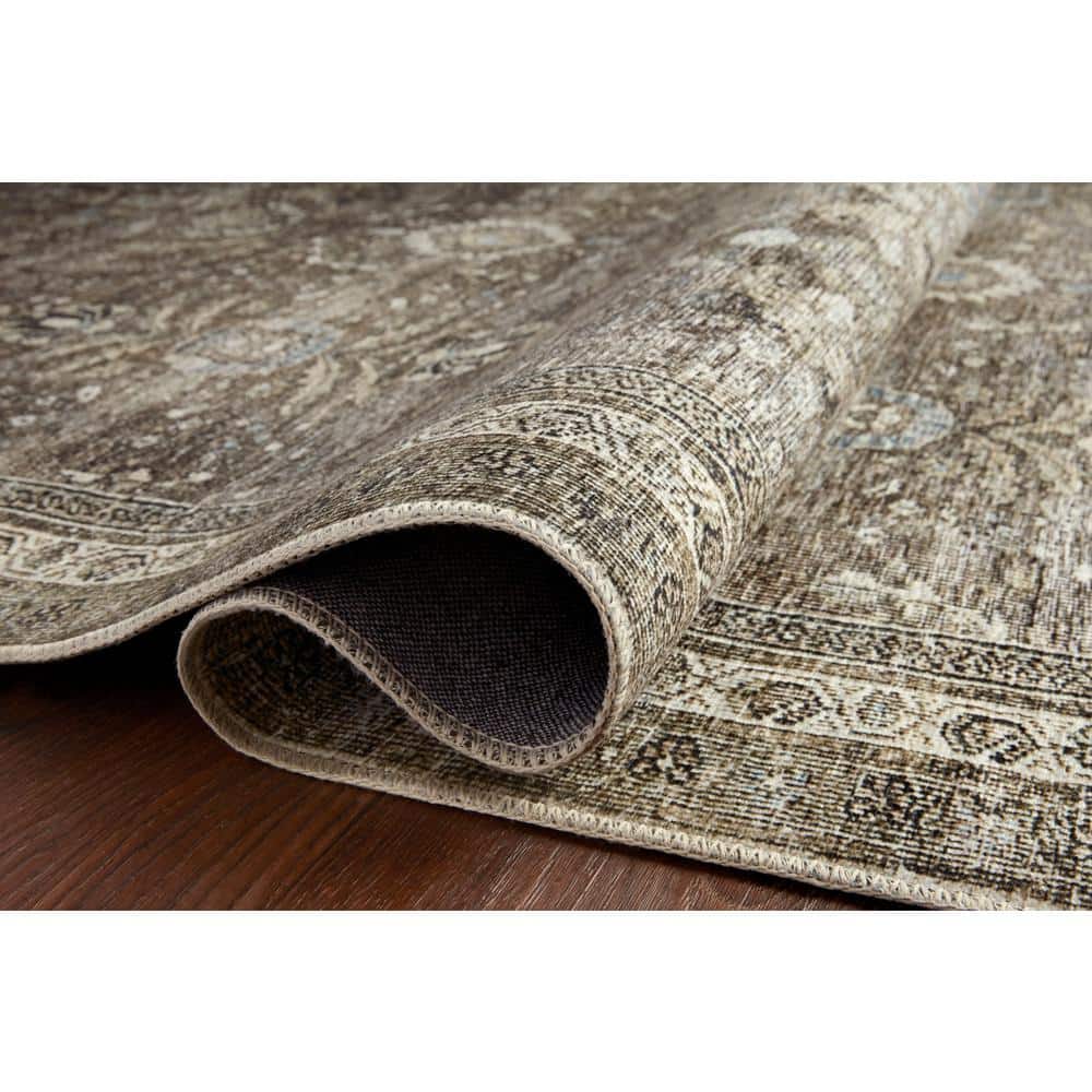 Layla Antique Moss Rectangular 9' x 12' Synthetic Area Rug