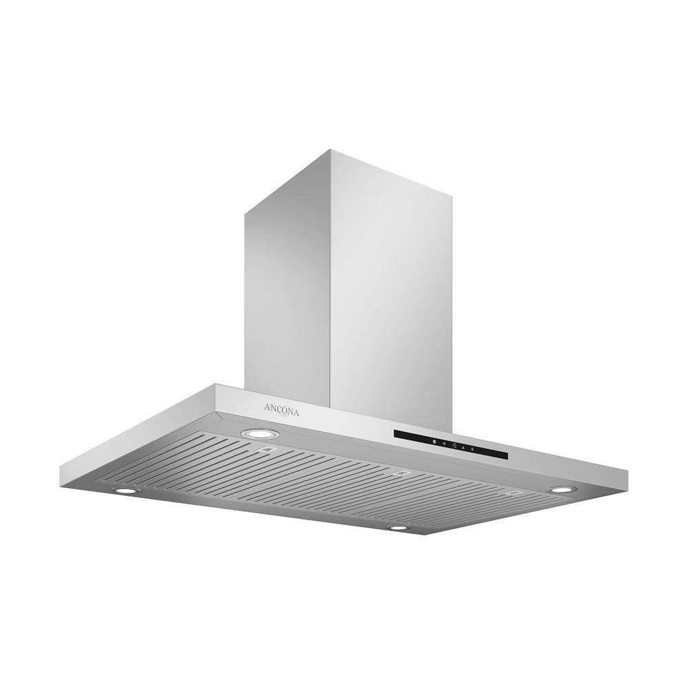 IRE636 Elite 36 in. 630 CFM Convertible Island Mount Range Hood with LED lights in Stainless Steel