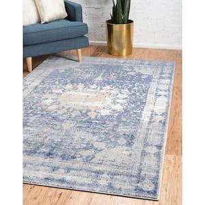 Asheville Rockwell Navy Blue 9' 0 x 12' 0 Area Rug