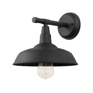 Aris 1-Light Black Wall Sconce with Dimmable