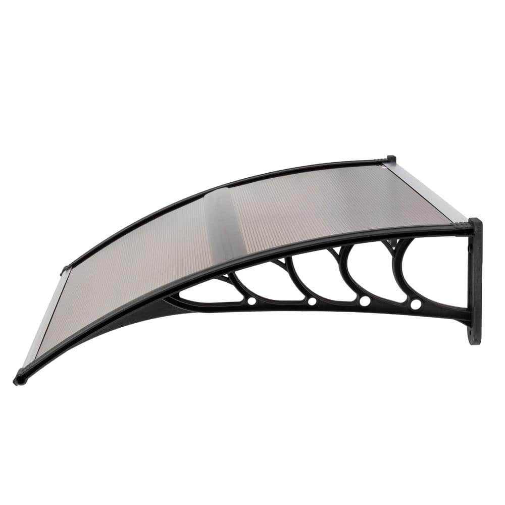 "39.8""x35.4"" Polycarbonate Door Canopy, Weatherproof Awning for Front Door Patio" price history on PriceWatchPro