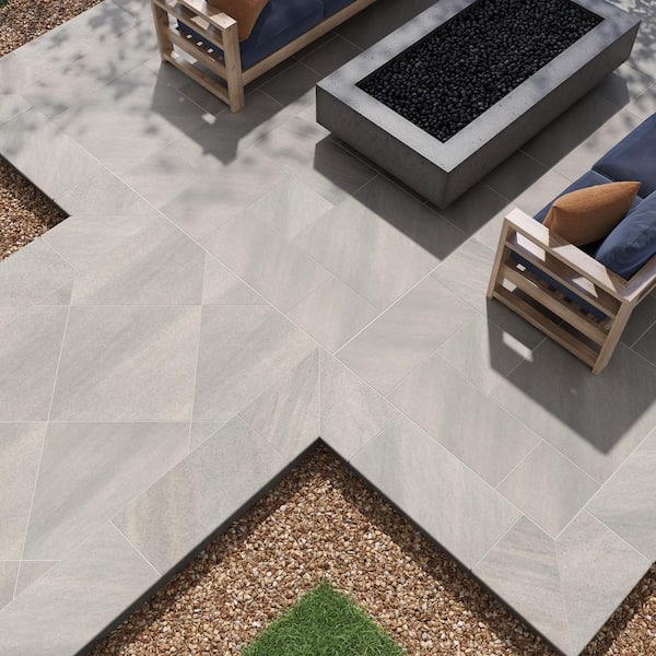 MSI Fossil Snow 5 Piece Porcelain Paver Tile Kit (56 sq. ft. / Pallet)