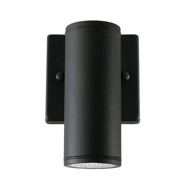 AFX Beverly 1 Light Black Wall Sconce with Metal Shade