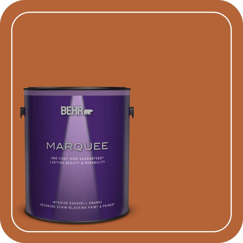 1 gal. #250D-7 Caramelized Orange Eggshell Enamel Interior Paint & Primer price history on PriceWatchPro