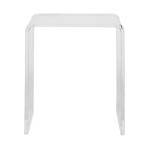 15.75 in. Clear Acrylic End Table