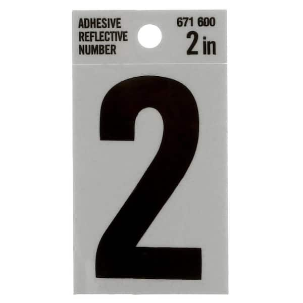 Everbilt 2 in. Black Die Cut Letters and Numbers Set 39092 - The Home Depot