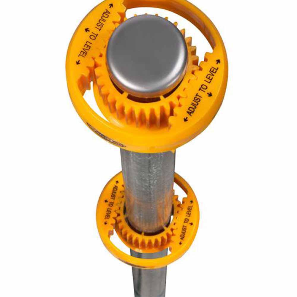 4-ft White Vinyl No-Dig Fence Post with Steel Anchor
