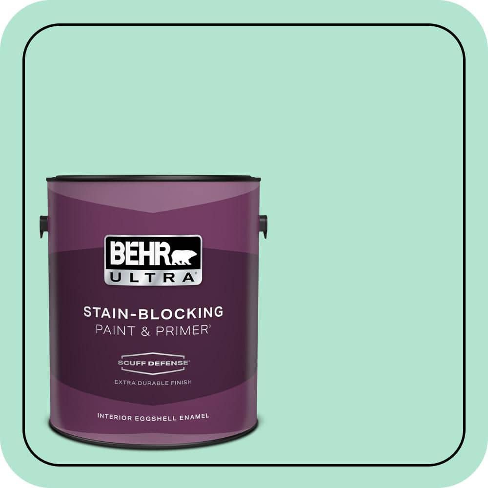 1 gal. #P420-2 Crystal Rapids Extra Durable Eggshell Enamel Interior Paint & Primer price history on PriceWatchPro