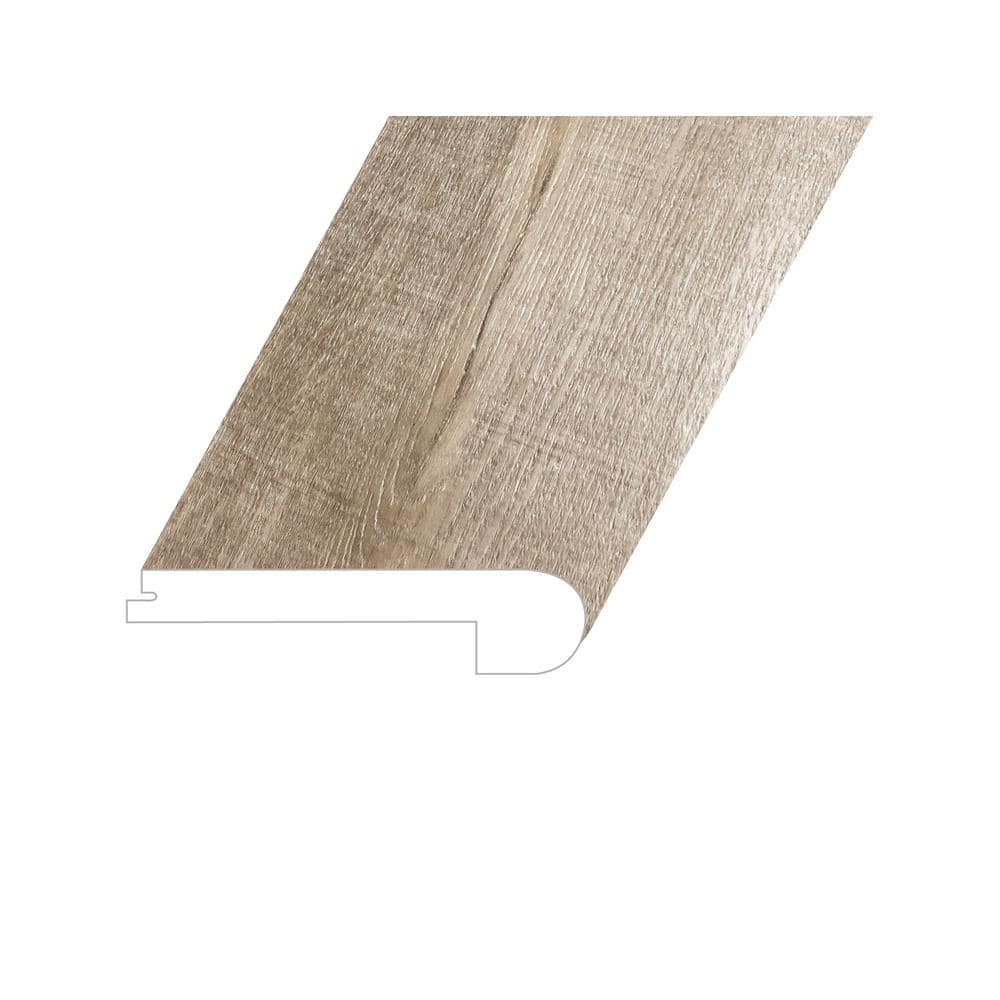 Bellator Oasis Natural 1 in. Thick x 4.5 in. W x 94.5 in. L SPC Vinyl Flush
