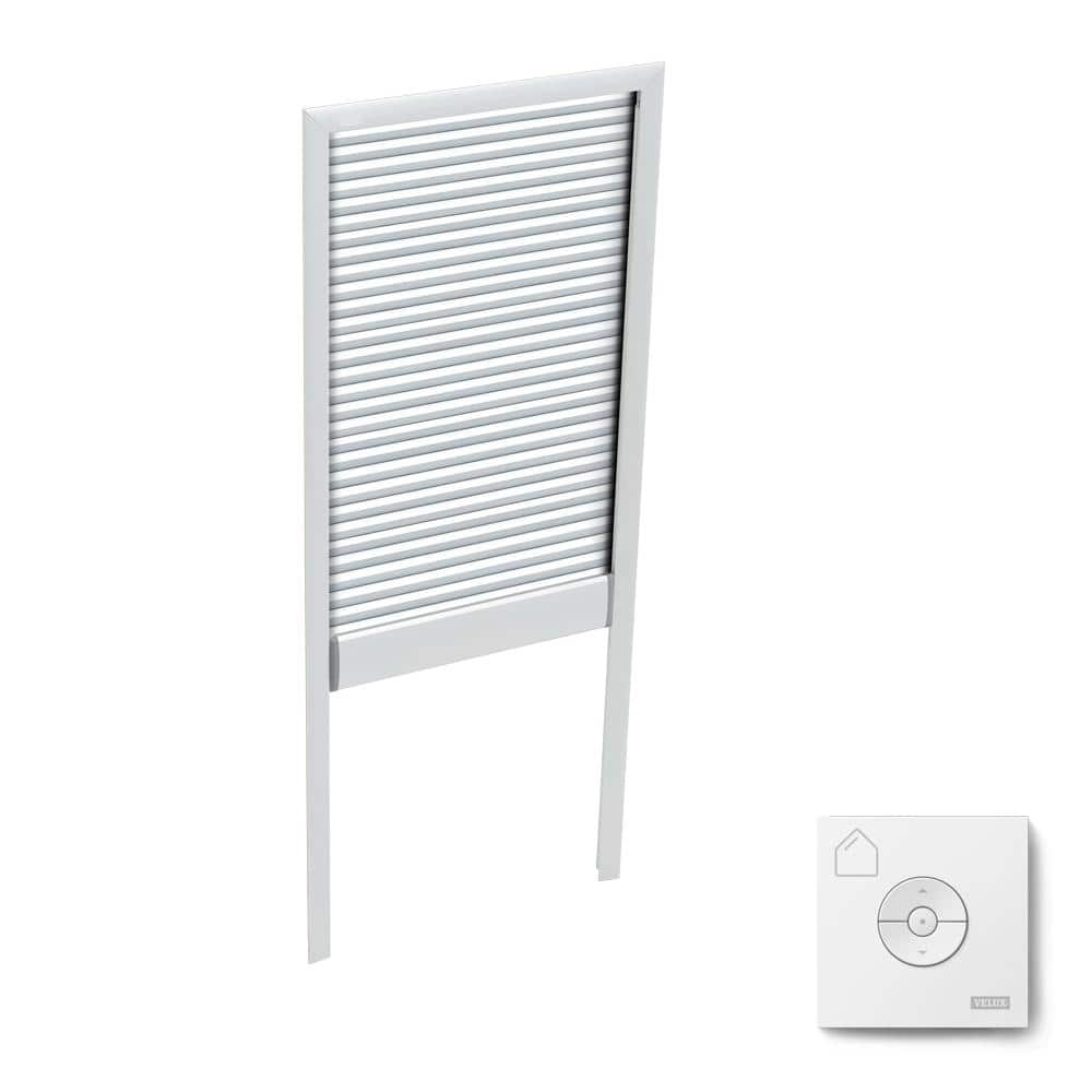 VELUX White Solar Powered Room Darkening Skylight Shade for FS C06