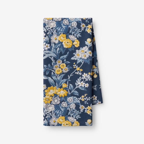 The Company Store Palmeros Navy Tea Towel