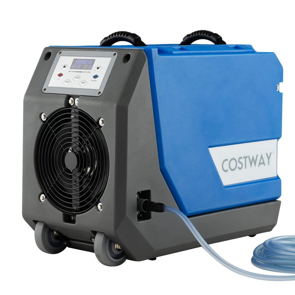 Costway 180-Pint Bucketless Dehumidifier Commercial Dehumidifier ...