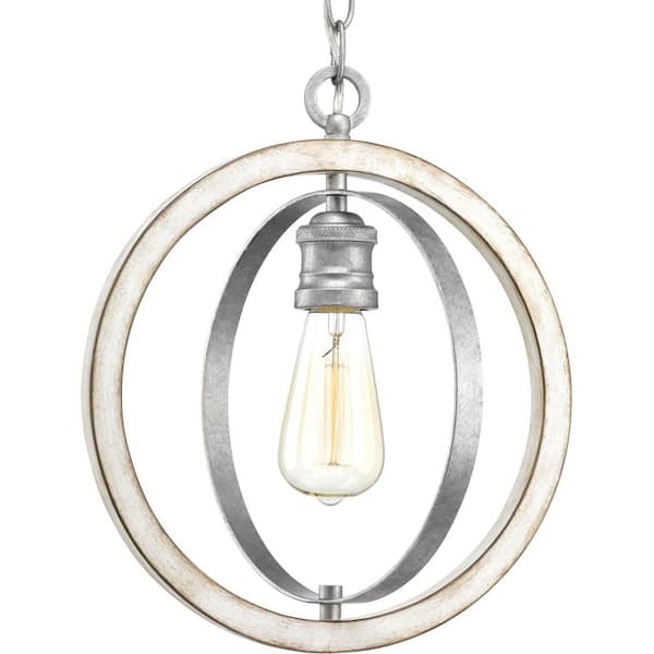 Progress Lighting Conestee Collection 1-Light Galvanized Pendant