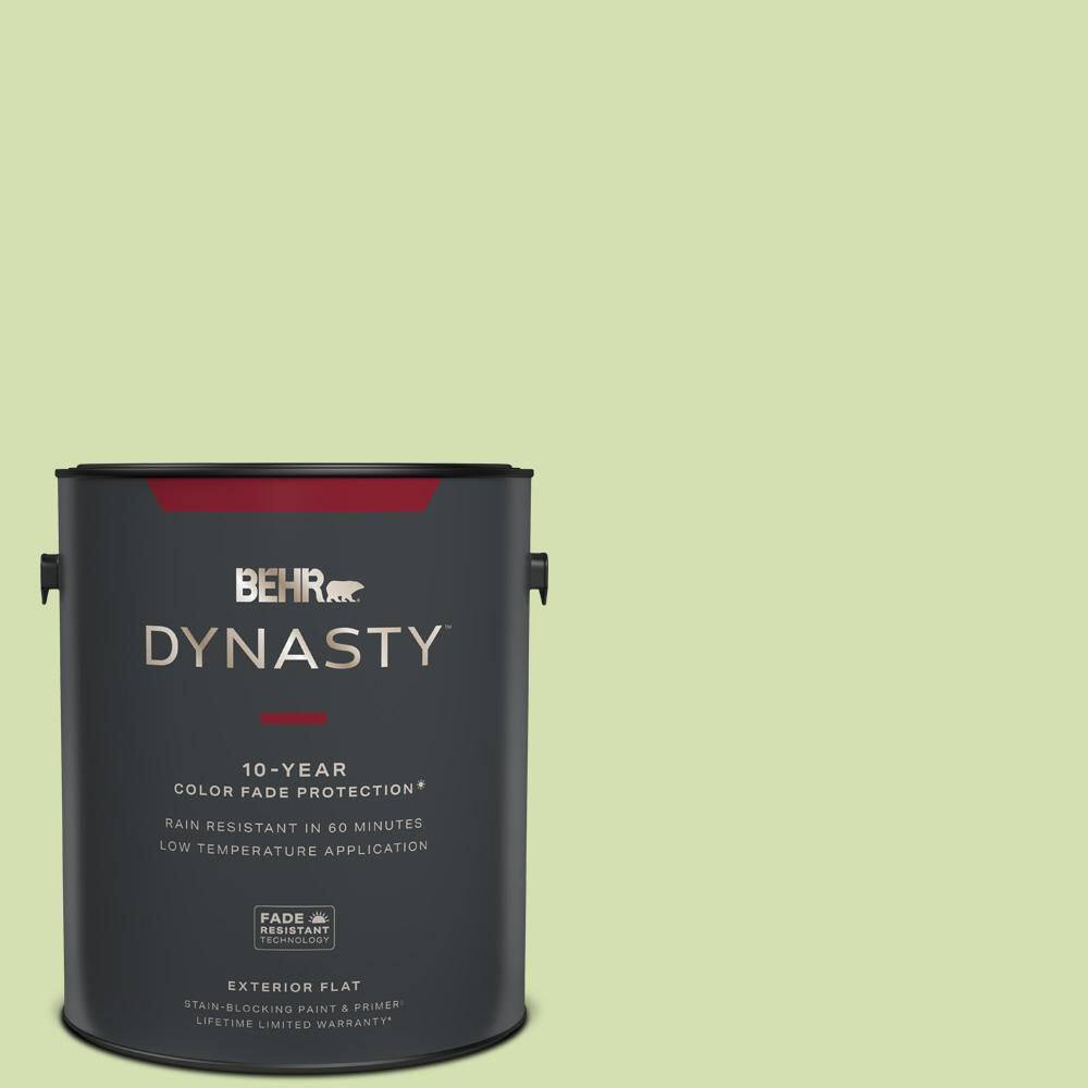BEHR DYNASTY 1 gal. 420C3 Celery Bunch Flat Exterior StainBlocking