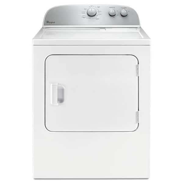 Whirlpool 5.9 cu. ft. 120-Volt White Gas Vented Dryer with Wrinkle Shield and AutoDry Drying System