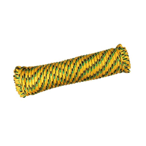 CORDA 3/8 in x 50 ft Hollow Braid Poly Rope