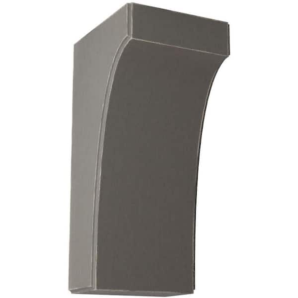Ekena Millwork 5-1/4 in. x 12 in. x 6 in. Reclaimed Grey Clarksville Wood Vintage Decor Bracket
