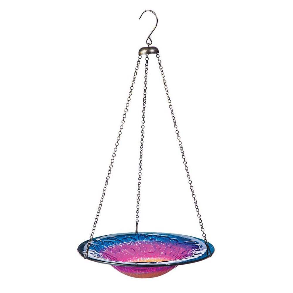 Reviews for Evergreen Hanging Sunrise Glass Birdbath Pg 1 The Home