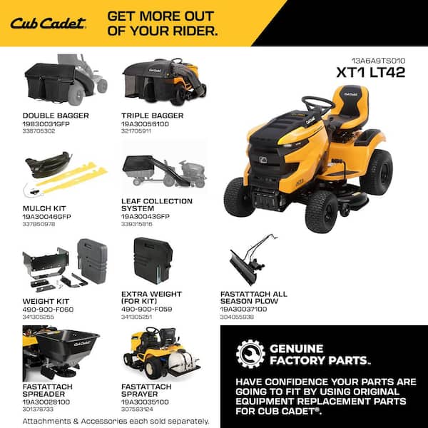 Cub Cadet XT1 Enduro LT 42 in. 547cc Engine with Intelli Power