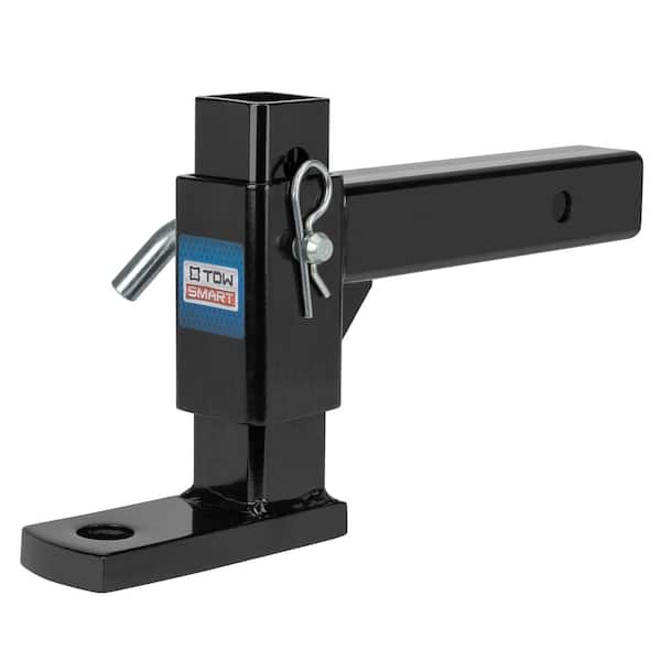 TowSmart Class 3 5,000 lb Adjustable Height from 7-1/2" Drop to 6-1/4" Rise Reversible Trailer Hitch Ball Mount