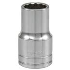 SK Tools USA 40120 5/8" 12-Point 1/2" Drive Standard SAE Chrome Socket