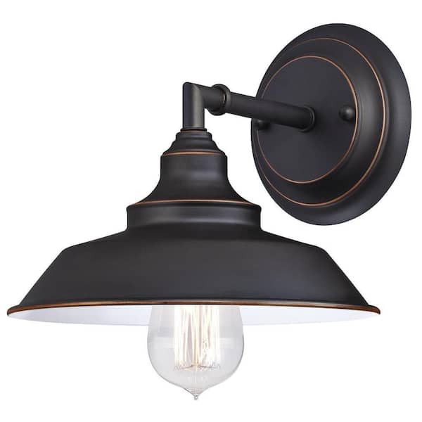 Westinghouse Iron Hill 1-Light Oil Rubbed Bronze Wall Fixture