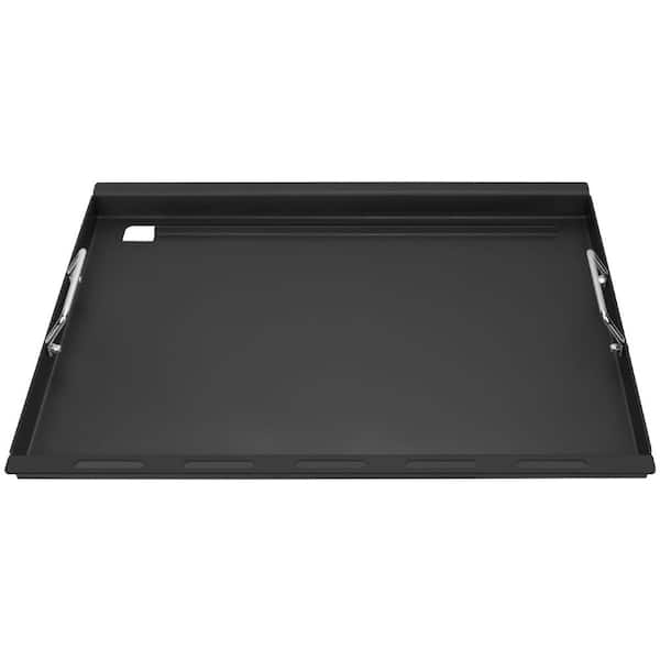 Full Size Flat Top Griddle Insert Coated Steel Nonstick Easy Clean Heat Resistant Fits Summit 400 Gas Grills