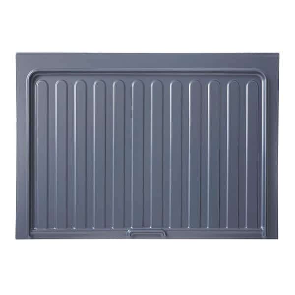 Rev-A-Shelf Silver Trim-to-Fit Base Drip Tray Cabinet Accessory