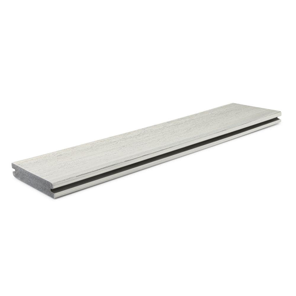 TimberTech Advanced PVC Landmark 5/4 in. x 6 in. x 16 ft. Grooved