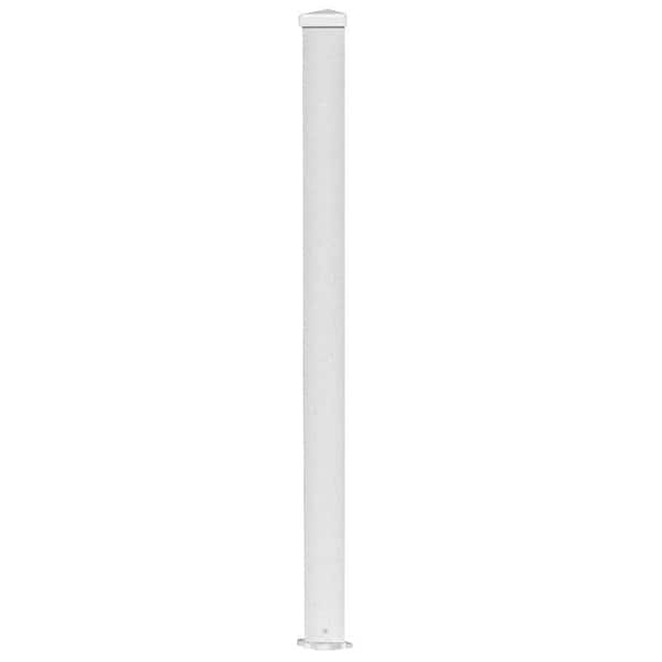 Unbranded 3 in. x 3 in. x 96 in. White Aluminum Structural Post