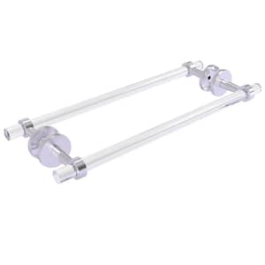 Clearview 18 in. Back to Back Shower Door Towel Bar in Satin Chrome