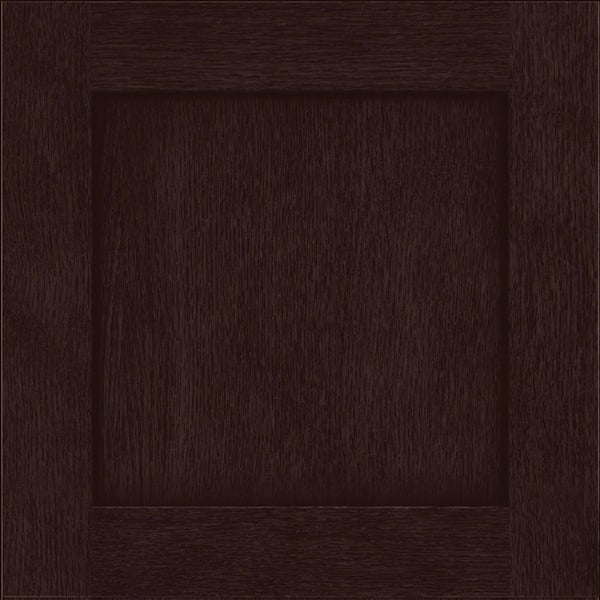 KraftMaid Manchester 14 5/8 x 14 5/8 in. Cabinet Door Sample in Peppercorn
