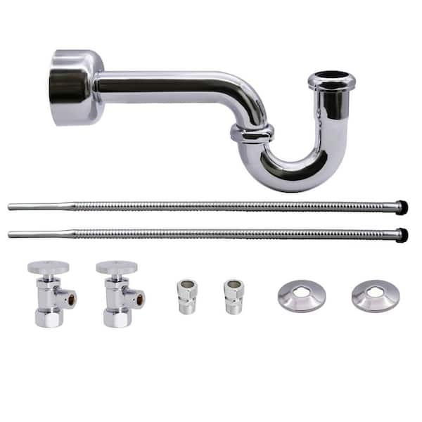 Standard Pedestal Lavatory Supply Kit Polished Chrome
