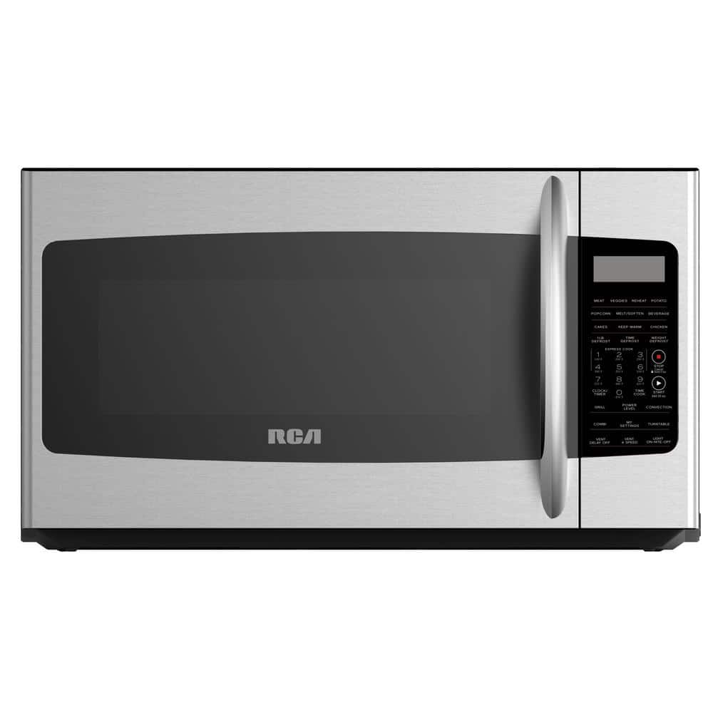 RCA 1.7 cu. ft. Over the Range Convection Microwave in Stainless Steel with Grilling Function, Silver -  RMW1749-SS