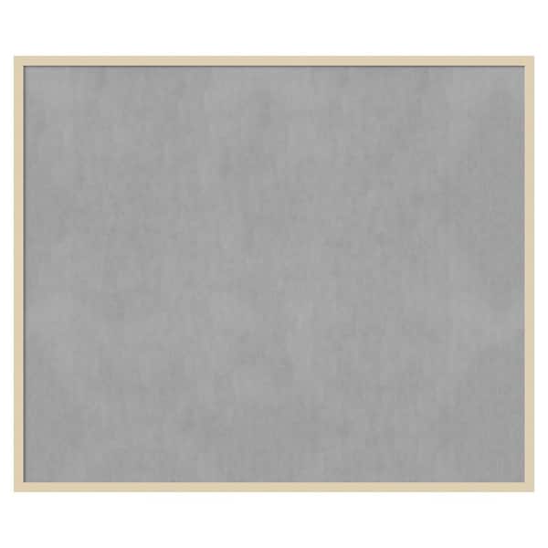 Amanti Art Svelte Natural 49 in. x 41 in. Framed Magnetic Board