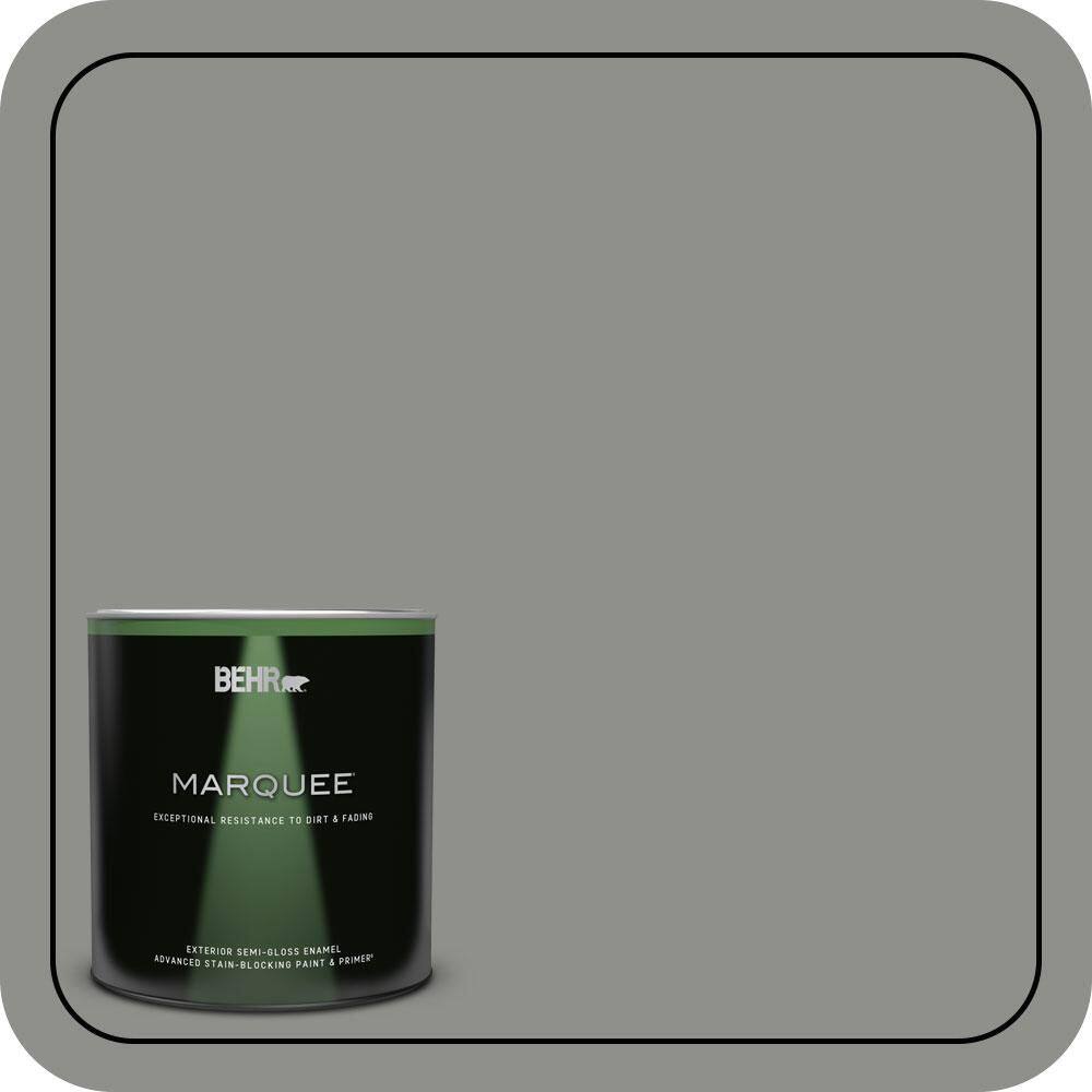 1 qt. #PPU24-20 Letter Gray Semi-Gloss Enamel Exterior Paint & Primer price history on PriceWatchPro