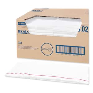 X50 Foodservice Towels 1/4 Fold 23 1/2 x 12 1/2 White (200 Sheets per Carton)